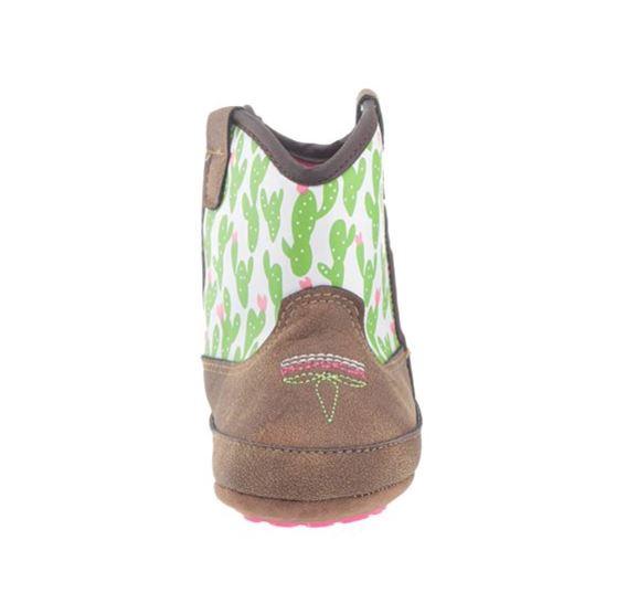 Ariat Infant Girls Lil' Stomper Cactus Western Boots A442000444 - Image 3