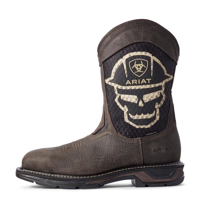 Ariat Men's WorkHog XT VentTEK Iron Coffee Carbon Toe Work Boots 10031507 - Image 3