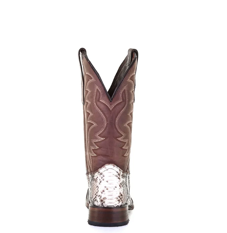 Circle G by Corral Men's Python and Brown Square Toe Boots L5740 - Image 3