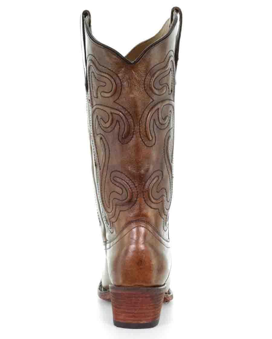 Circle G Women's Brown Embroidered Cowgirl Boots L5305 - Image 4