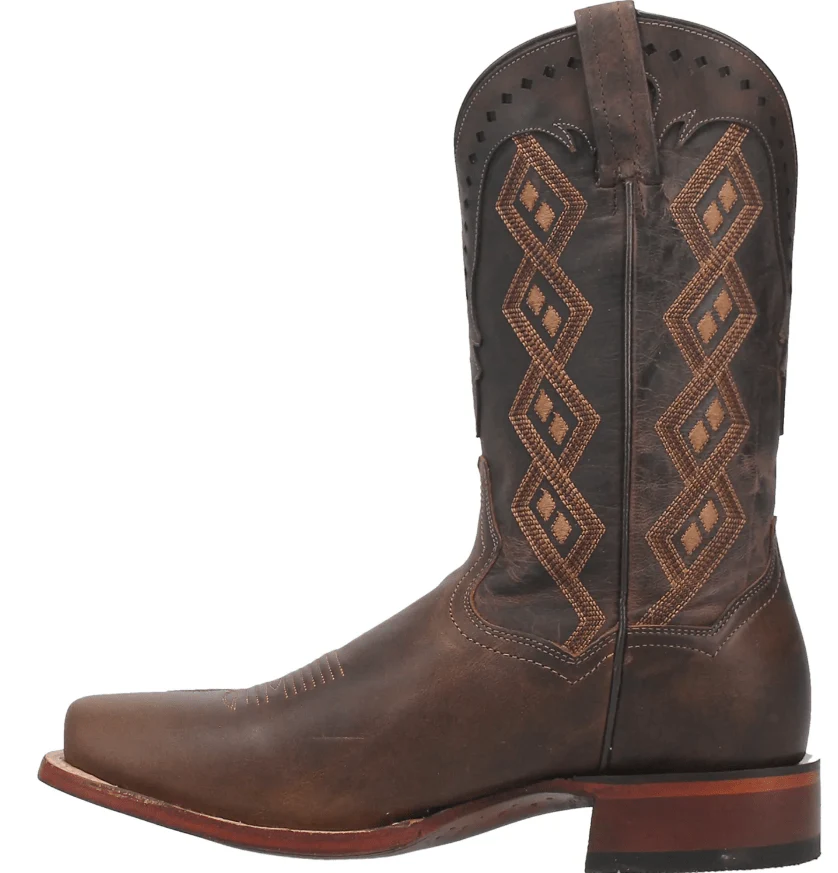 Dan Post Men's Seligman Brown Square Toe Cowboy Boots DP4104 - Image 3
