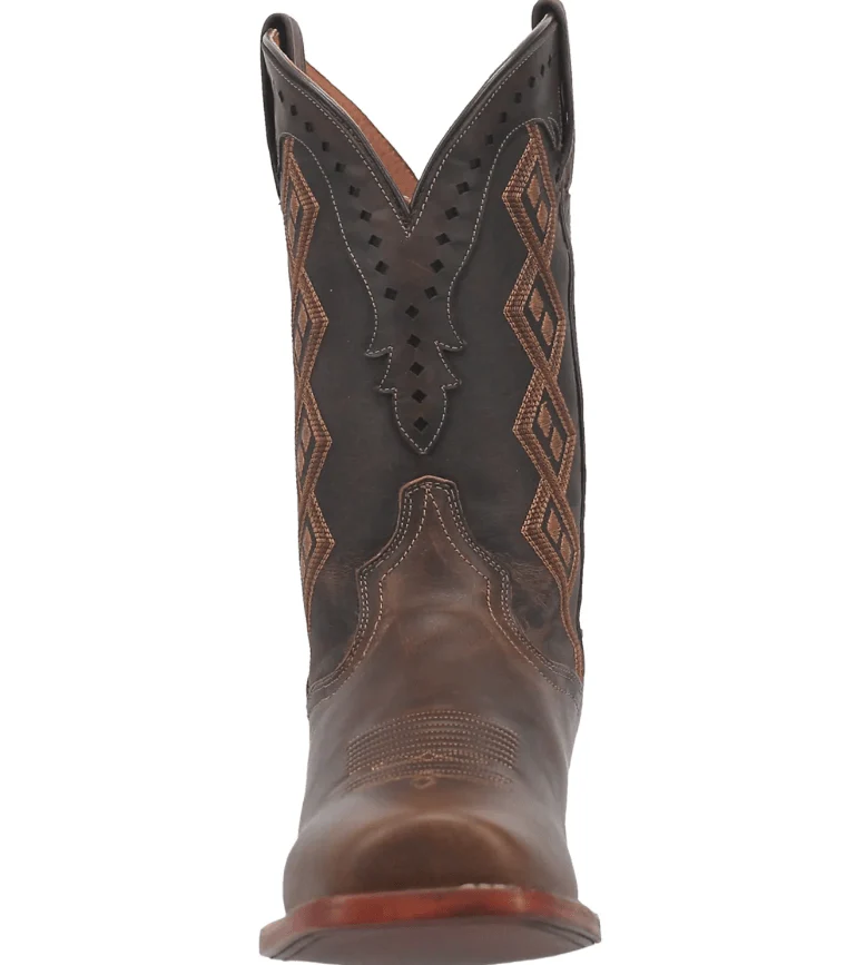 Dan Post Men's Seligman Brown Square Toe Cowboy Boots DP4104 - Image 4