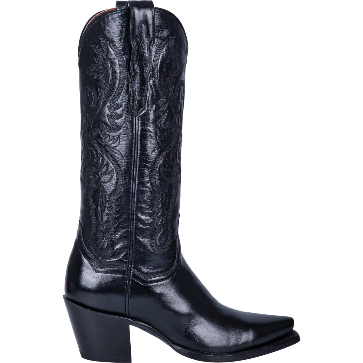 Dan Post Women's Maria Black Leather Western Boots DP3200 - Image 3