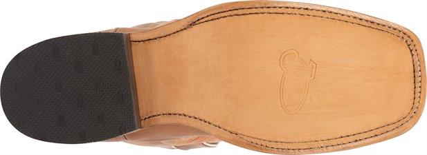 Justin Men's Bent Rail Austin Distressed Cognac Cowboy Boots BR735 - Image 8