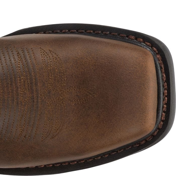 Justin Men's Commander-X5 Tanker Black Steel Toe Work Boots WK2104 - Image 4