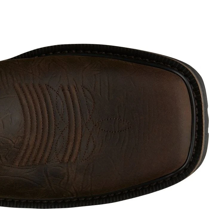 Justin Men's Hybred® Joist Aged Brown Waterproof Work Boots SE4624 - Image 4