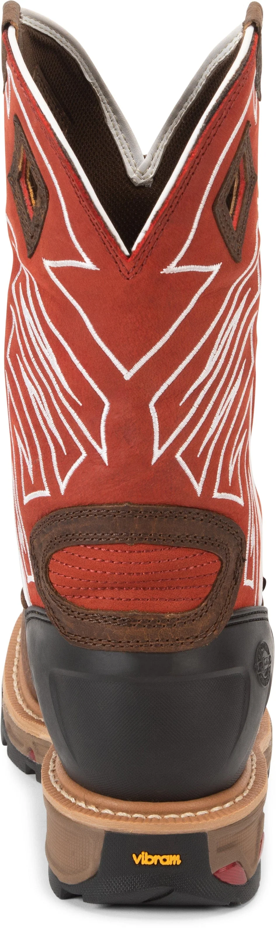 Justin Men's Roughneck Walnut Brown Steel Toe Waterproof Work Boots WK2115 - Image 6