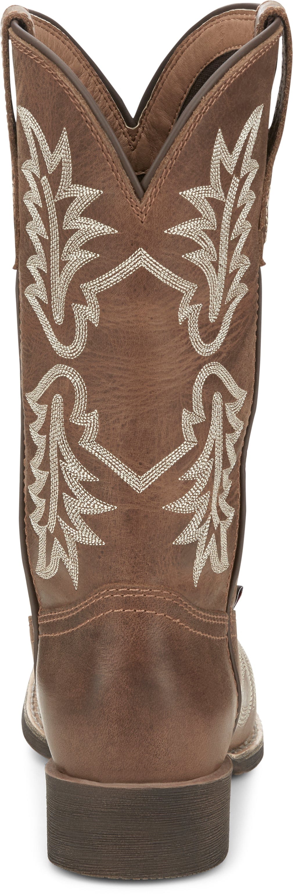 Justin Women's Carsen Brown Square Toe Western Boots GY2974 - Image 7