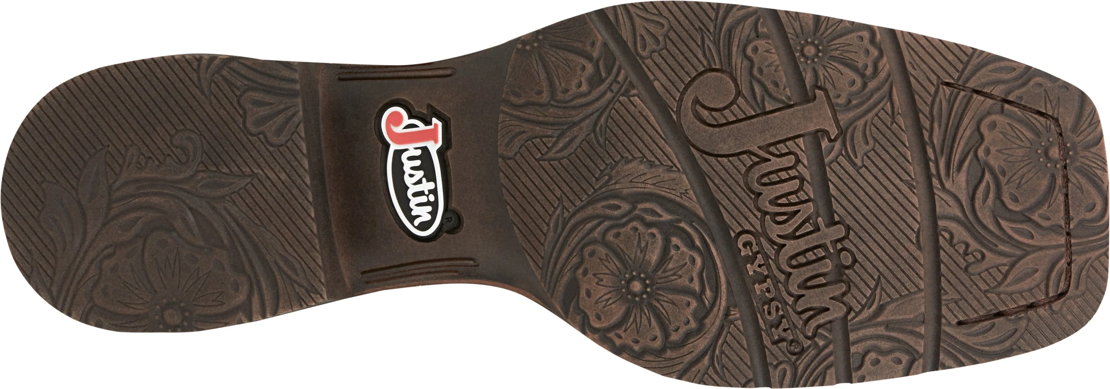 Justin Women's Carsen Brown Square Toe Western Boots GY2974 - Image 9