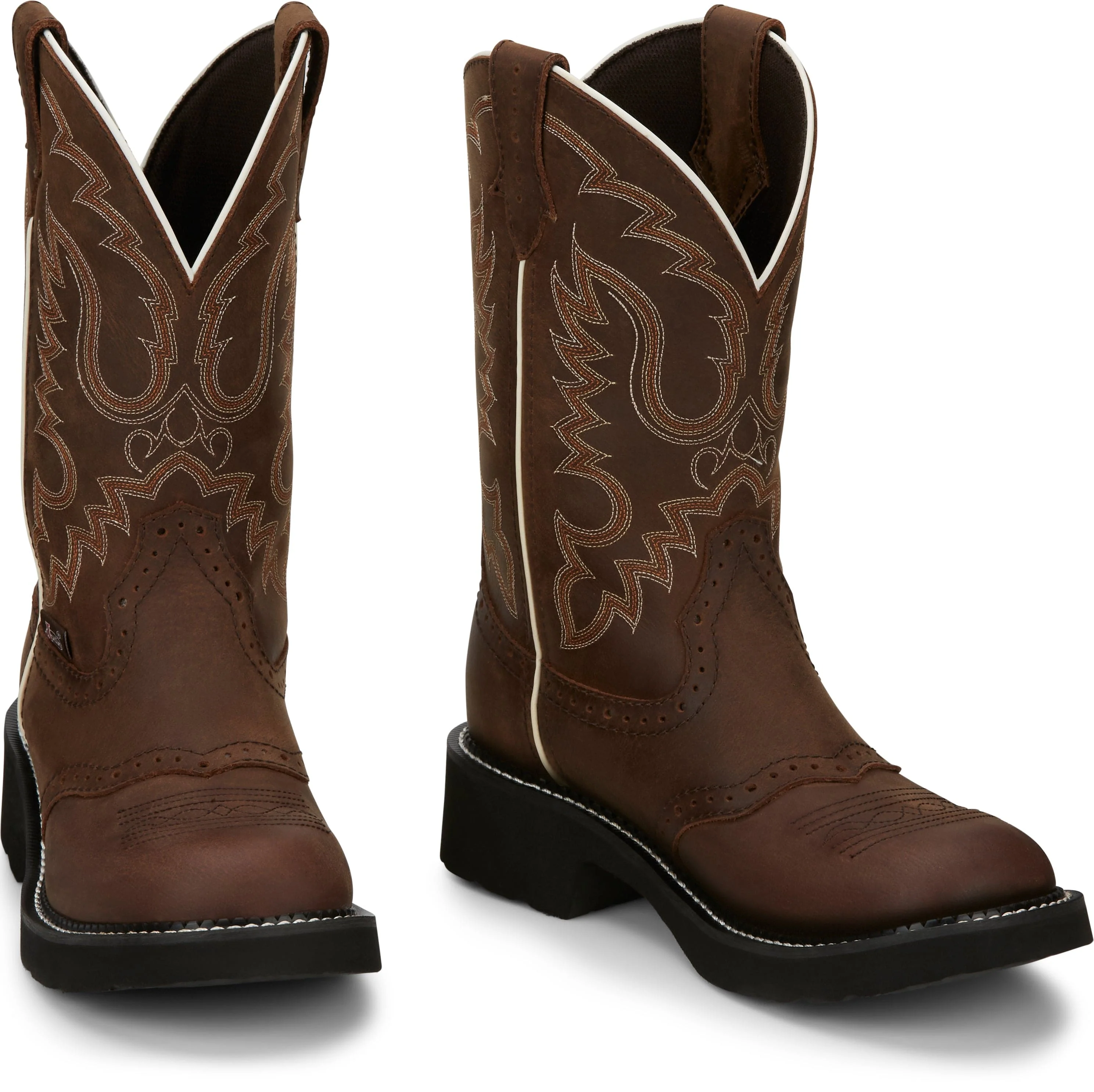 Justin Women's Gypsy Inji Aged Bark Traditional Cowgirl Boots GY9909 - Image 8