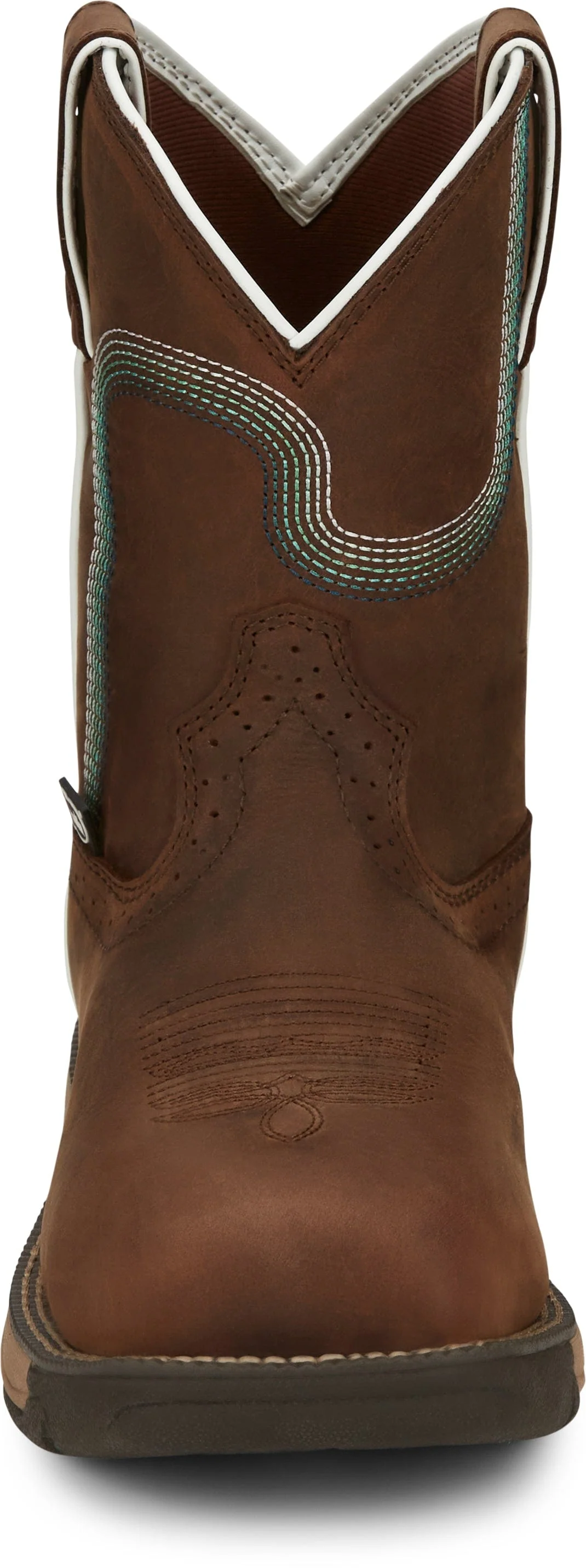 Justin Women's Rush Cedar Brown Waterproof Composite Toe Work Boots SE4360 - Image 5