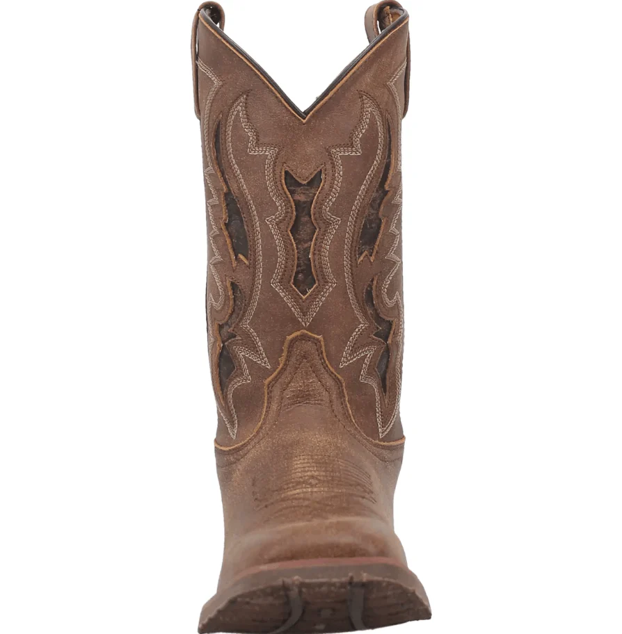 Laredo Men's Martin Tan Leather Cowboy Boots 7952 - Image 5