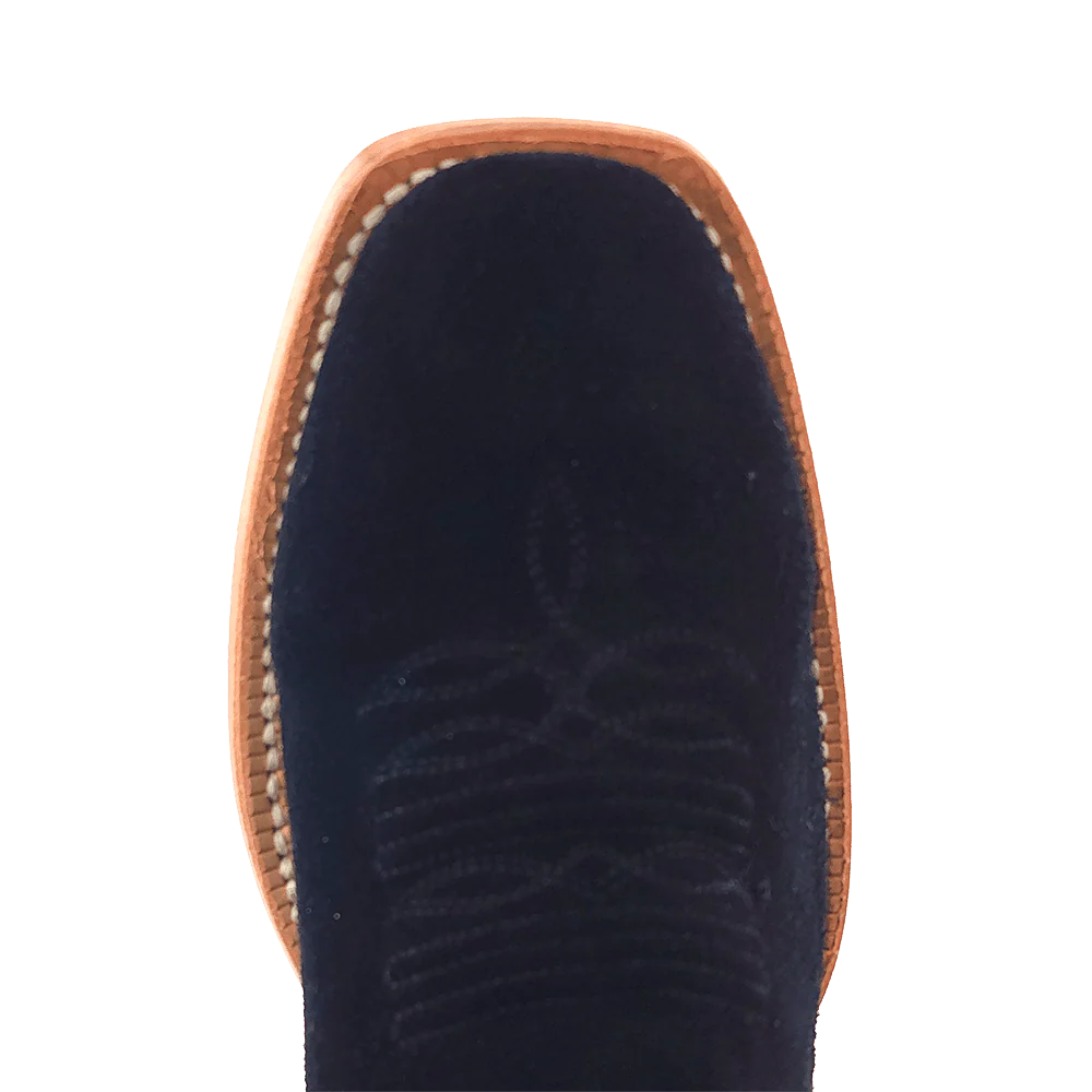 R. Watson Women's Black Rough Out Western Boots RWL8400-1 - Image 4