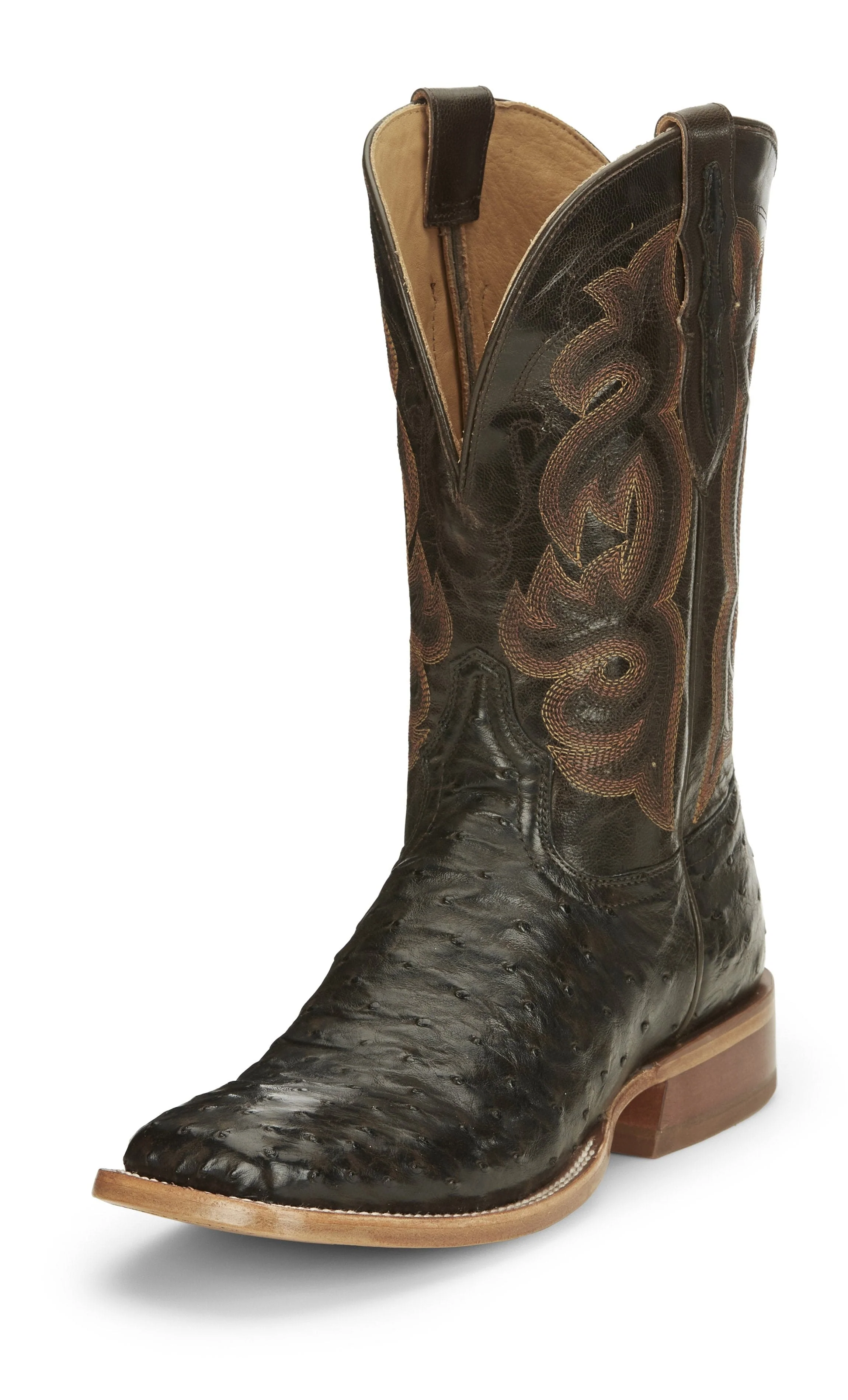 Tony Lama Men's Quaid Full Quill Brown Square Toe Western Boot TL5354 - Image 3