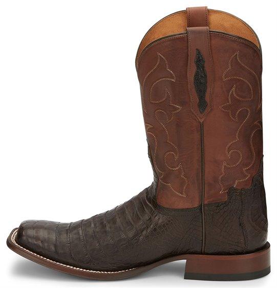 Tony Lama Men's 1911 Canyon Brown Caiman Belly Cowboy Boots TL5251 - Image 3