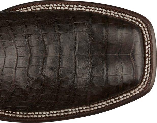 Tony Lama Men's 1911 Canyon Brown Caiman Belly Cowboy Boots TL5251 - Image 4