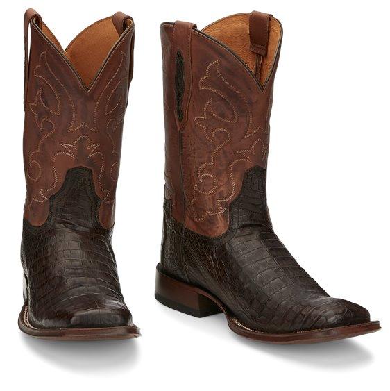 Tony Lama Men's 1911 Canyon Brown Caiman Belly Cowboy Boots TL5251 - Image 7