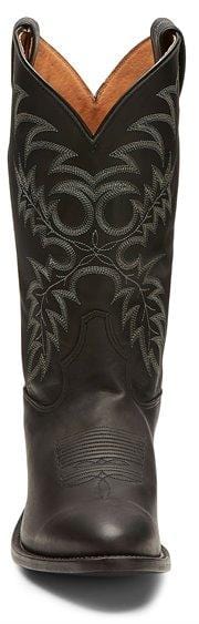 Tony Lama Men's Segar Black Round Toe Mens Cowboy Boots 7900 - Image 5
